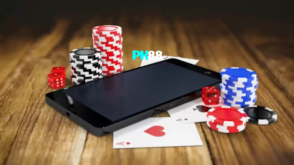 PK88 casino presented on mobile device in Pakistan with slots and live games